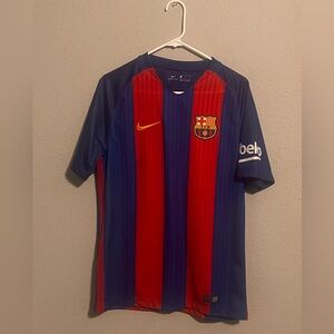 Nike FC Barcelona Soccer Team Jersey Size M